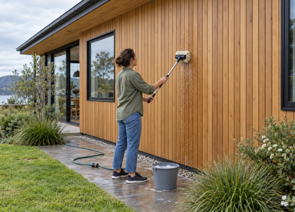 Spring Cleaning and Washing Timber Weatherboards