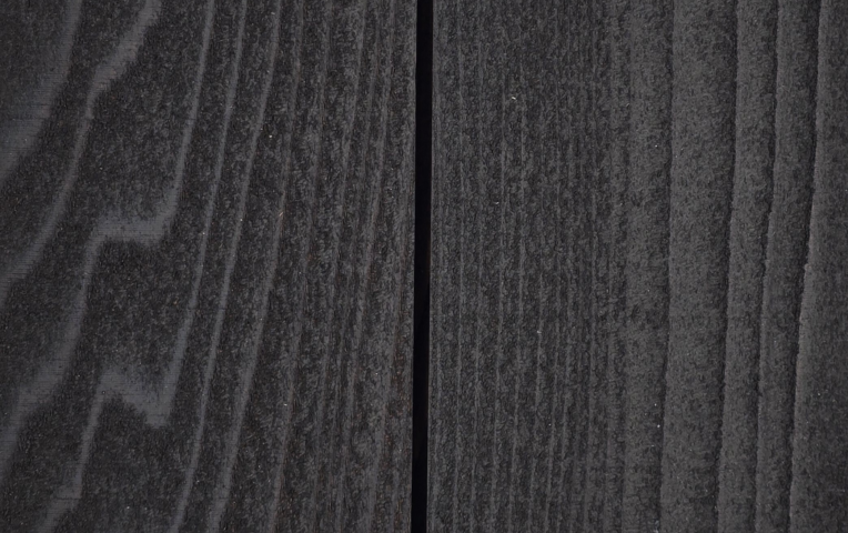 Suede 2 coats on Western Red Cedar 2boards