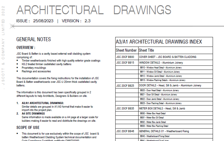 BB Architectural Drawings