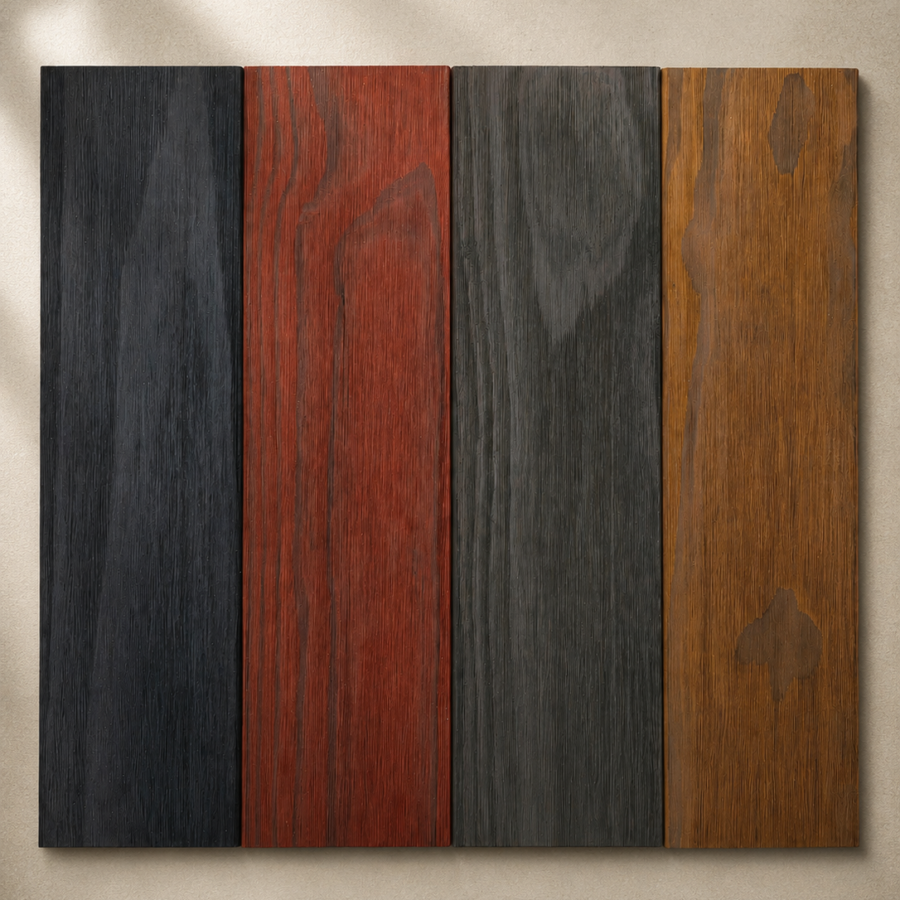Brushed Thermo Pine Coda Black Blaze Loam Aurum