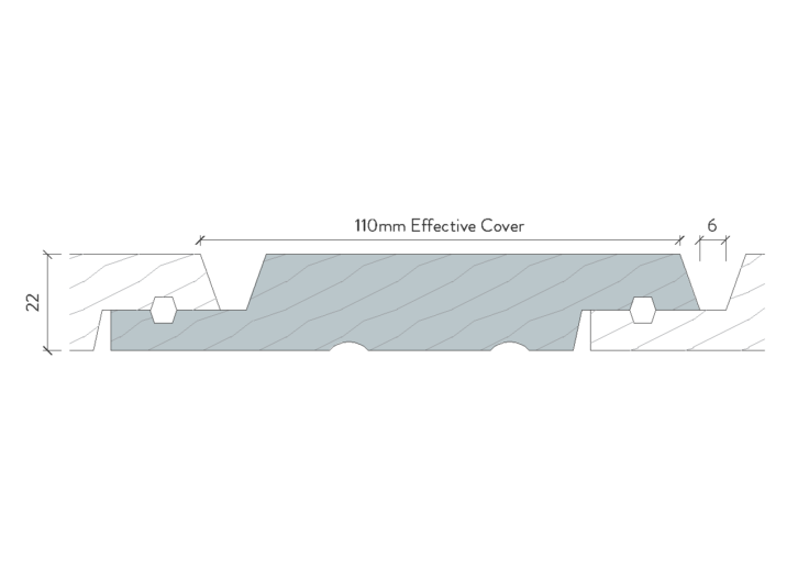 J51-22 Vertical Shiplap Cladding | JSC