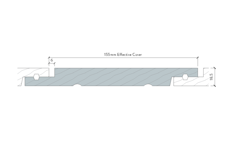 TMT56 Vertical Shiplap Cladding | JSC