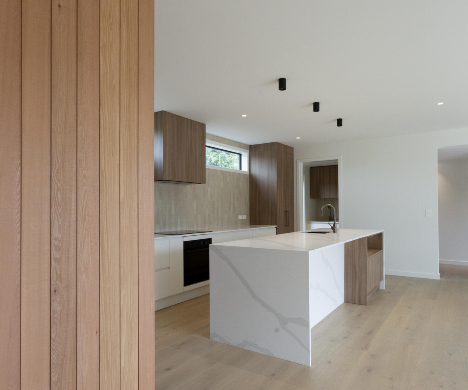 Interior kitchen and dining area of Jack's Point home