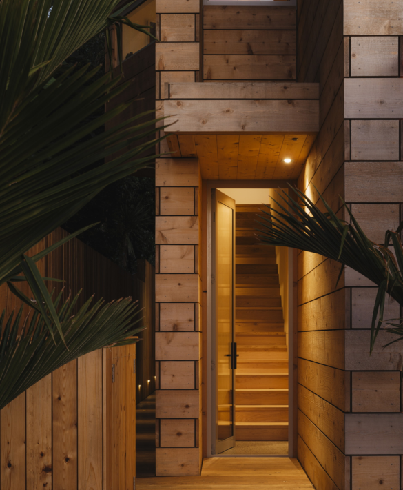 Rustic Cedar Cladding exterior of Muriwai home